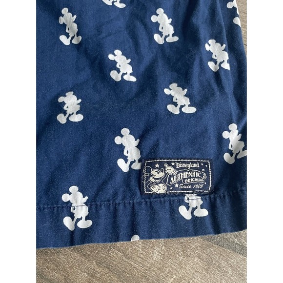 Disney parks Disneyland Mickey Mouse navy blue shorts bahama golf relaxed - Picture 2 of 4